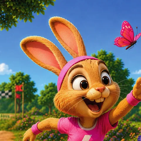 Libby the hare, from the book illustrations